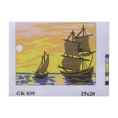 Vyšívací sada 20x25 cm, vzor GK-039 Vyšívací sada 20x25 cm, vzor GK-039