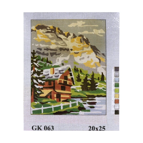 Vyšívací sada 20x25 cm, vzor GK-063 Vyšívací sada 20x25 cm, vzor GK-063