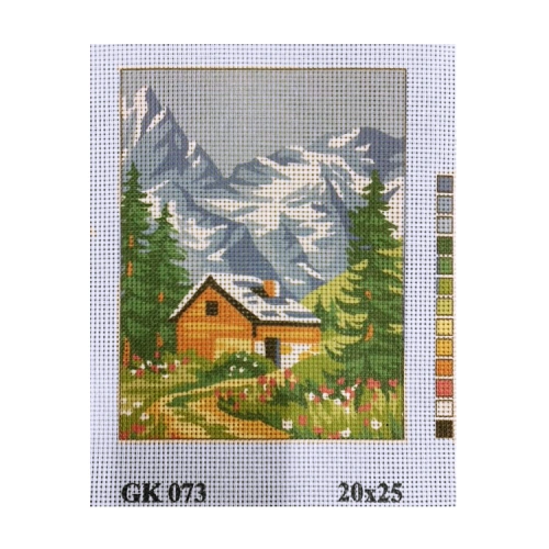 Vyšívací sada 20x25 cm, vzor GK-073 Vyšívací sada 20x25 cm, vzor GK-073