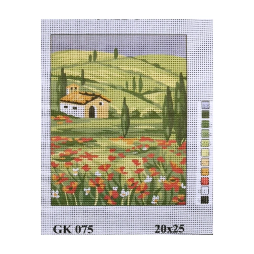 Vyšívací sada 20x25 cm, vzor GK-075 Vyšívací sada 20x25 cm, vzor GK-075