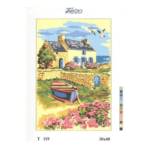 Vyšívací sada 30x40 cm, vzor T-119