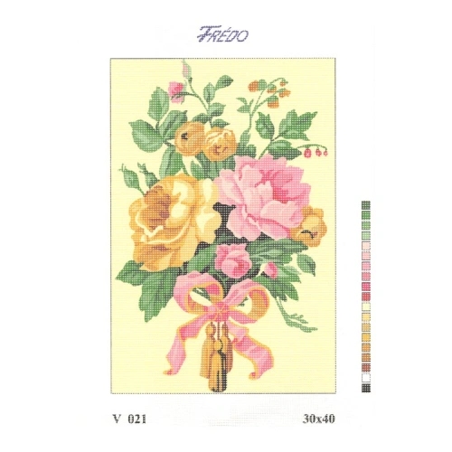 Vyšívací sada 30x40 cm, vzor V-021