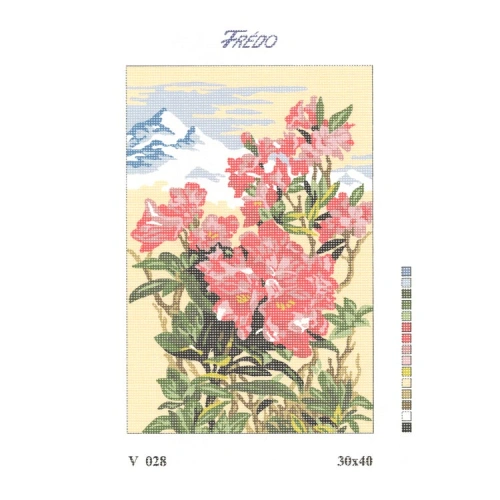 Vyšívací sada 30x40 cm, vzor V-028