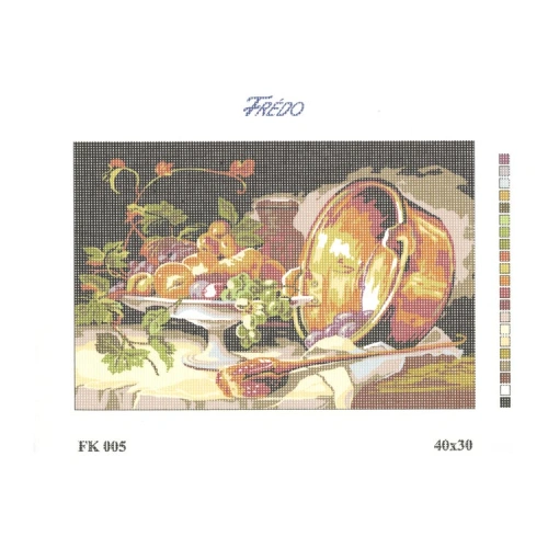Vyšívací sada 40x30 cm, vzor FK-005 Vyšívací sada 40x30 cm, vzor FK-005