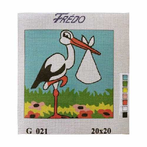 Vyšívací sada 20x20 cm, vzor G-021 Vyšívací sada 20x20 cm, vzor G-021