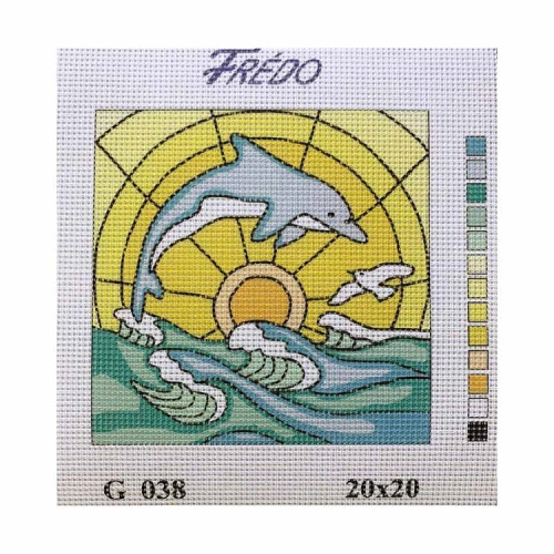Vyšívací sada 20x20 cm, vzor G-038 Vyšívací sada 20x20 cm, vzor G-038