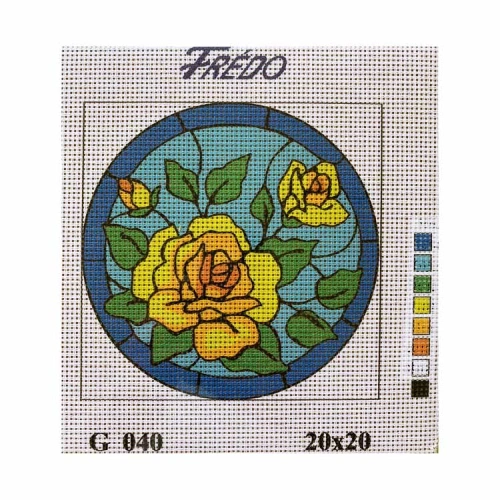 Vyšívací sada 20x20 cm, vzor G-040 Vyšívací sada 20x20 cm, vzor G-040