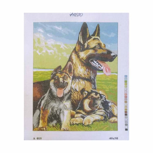 Vyšívací sada 40x50 cm, vzor A-015 Vyšívací sada 40x50 cm, vzor A-015