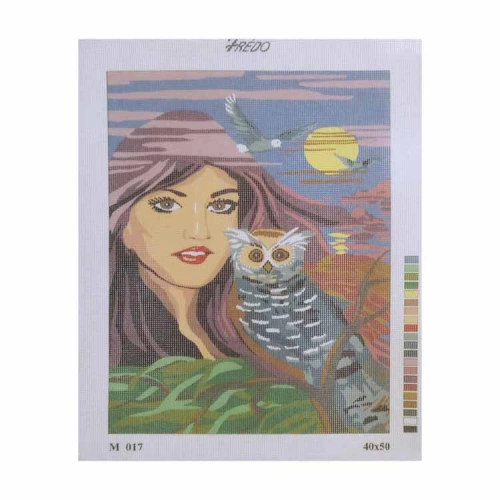 Vyšívací sada 40x50 cm, vzor M-017