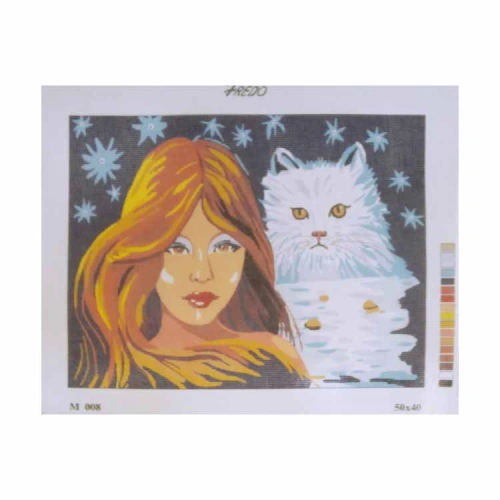 Vyšívací sada 50x40 cm, vzor M-008 Vyšívací sada 50x40 cm, vzor M-008