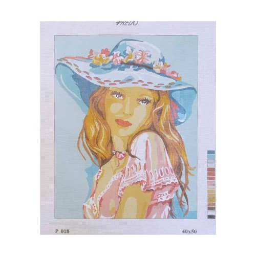 Vyšívací sada 40x50 cm, vzor P-018