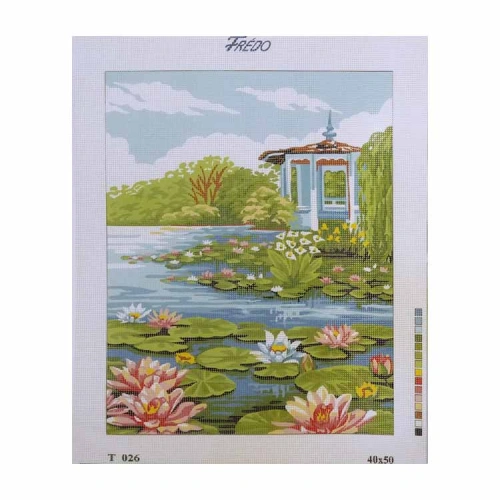 Vyšívací sada 40x50 cm, vzor T-026 Vyšívací sada 40x50 cm, vzor T-026