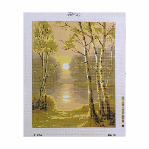 Vyšívací sada 40x50 cm, vzor T-034 Vyšívací sada 40x50 cm, vzor T-034
