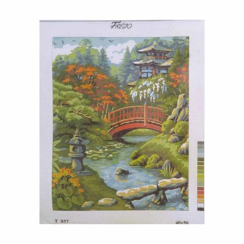 Vyšívací sada 40x50 cm, vzor T-037 Vyšívací sada 40x50 cm, vzor T-037
