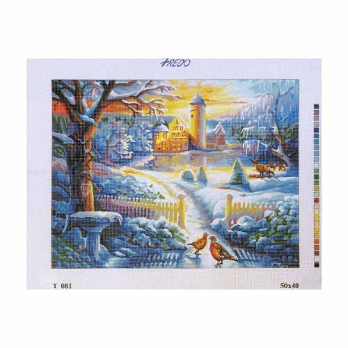 Vyšívací sada 50x40 cm, vzor T-081 Vyšívací sada 50x40 cm, vzor T-081