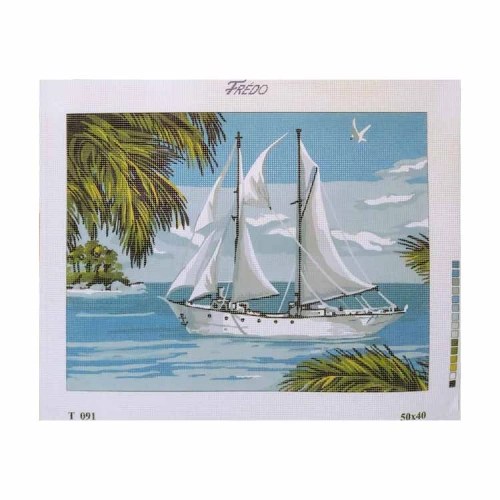 Vyšívací sada 50x40 cm, vzor T-091 Vyšívací sada 50x40 cm, vzor T-091