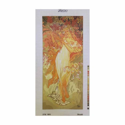 Vyšívací sada 30x60 cm, vzor FM-001 Vyšívací sada 30x60 cm, vzor FM-001