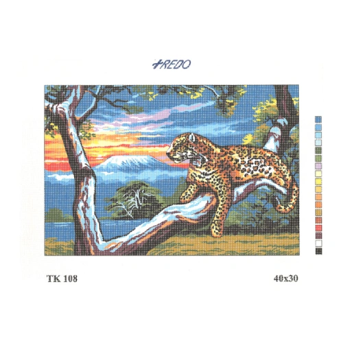 Vyšívací sada 40x30 cm, vzor TK-108