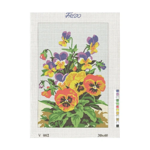 Vyšívací sada 30x40 cm, vzor V-002 Vyšívací sada 30x40 cm, vzor V-002