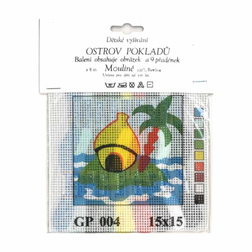 Vyšívací sada 15x15 cm, vzor GP-004 Vyšívací sada 15x15 cm, vzor GP-004