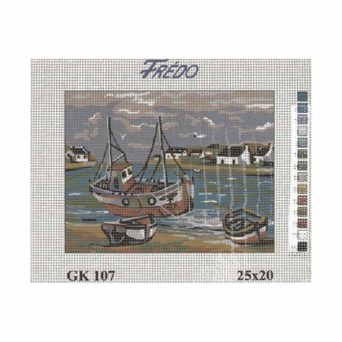 Vyšívací sada 25x20 cm, vzor GK-107 Vyšívací sada 25x20 cm, vzor GK-107