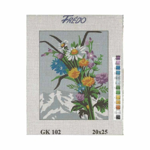Vyšívací sada 20x25 cm, vzor GK-102 Vyšívací sada 20x25 cm, vzor GK-102