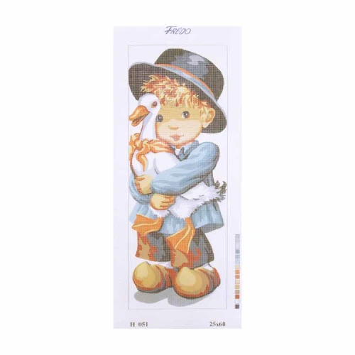 Vyšívací sada 25x60 cm, vzor H-051 Vyšívací sada 25x60 cm, vzor H-051