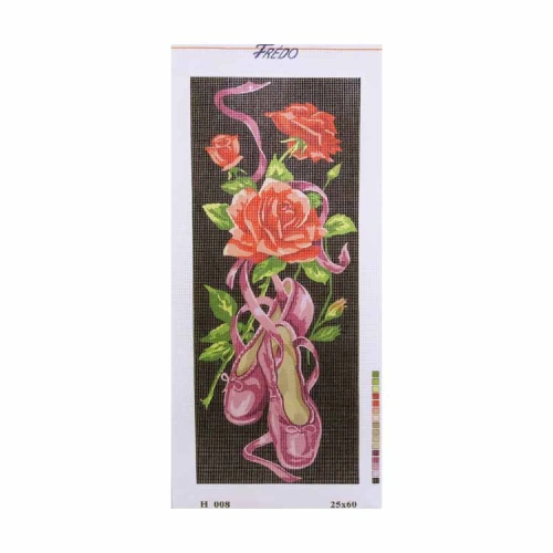 Vyšívací sada 25x60 cm, vzor H-008 Vyšívací sada 25x60 cm, vzor H-008
