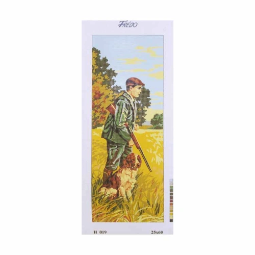 Vyšívací sada 25x60 cm, vzor H-019 Vyšívací sada 25x60 cm, vzor H-019