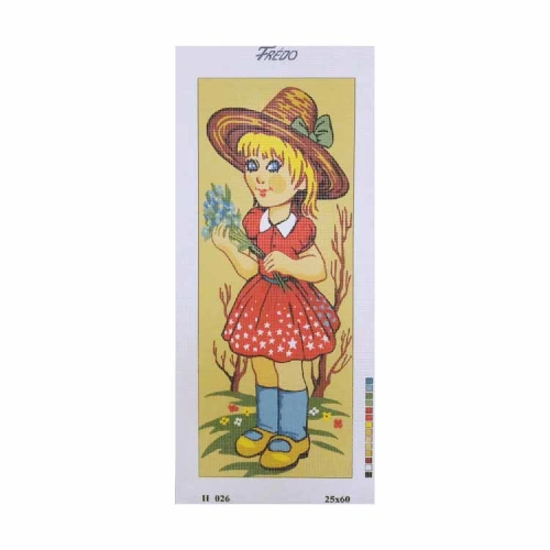 Vyšívací sada 25x60 cm, vzor H-026 Vyšívací sada 25x60 cm, vzor H-026