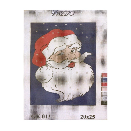 Vyšívací sada 20x25 cm, vzor GK-013 - santa Vyšívací sada 20x25 cm, vzor GK-013 - santa